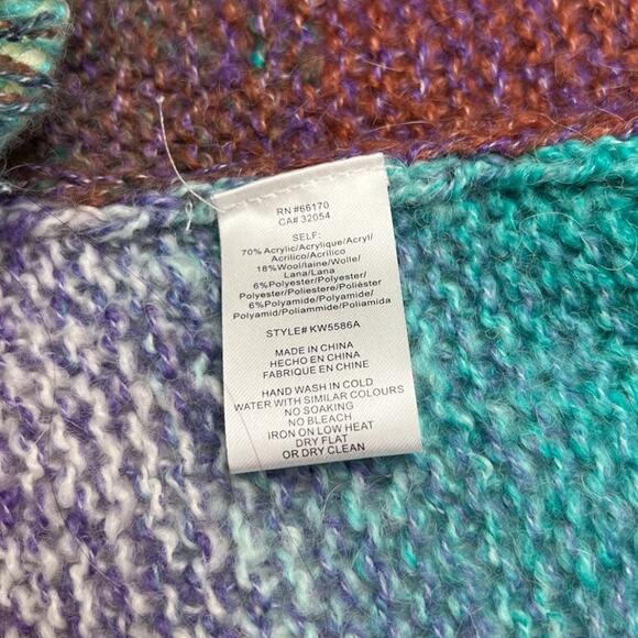 Anthropologie Greylin Natalia Fringed Colorful Knit Cardigan Size XS - Picture 8 of 10